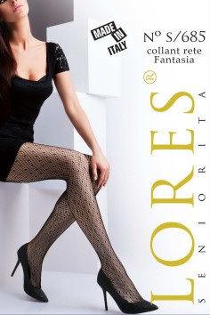 Колготки в сітку з люрексом LORES Super Star Lurex  — купити в InSecret.ua 2