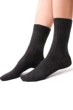 Шкарпетки в рубчик з мериносової вовни STEVEN 130 Merino Wool  — купити в InSecret.ua