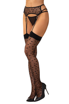 Пояс для панчіх гладкий Obsessive Nesari  — купити в InSecret.ua