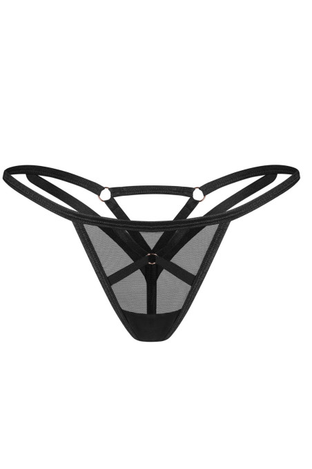 Трусики-стрінг напівпрозорі Obsessive Glandez  — купити в InSecret.ua