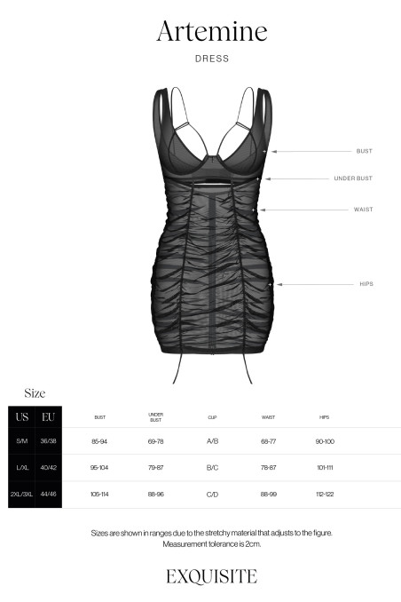 Боді латексне під шкіру Obsessive Norides  — купити в InSecret.ua