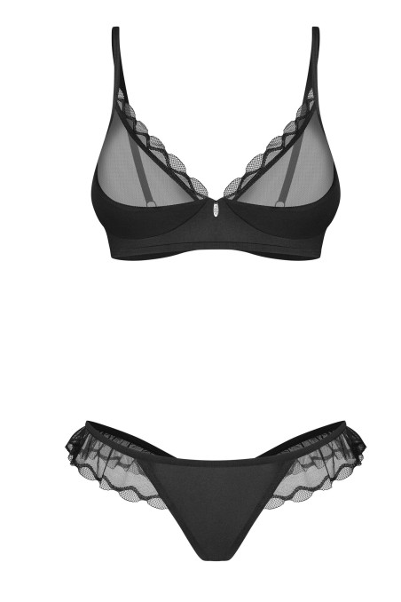 Комплект білизни прозорий Obsessive Latinesa set  — купити в InSecret.ua