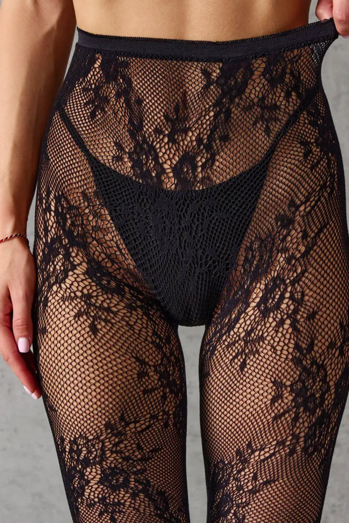 Колготки мереживні сітка InSecret Panna 0126 Flowers  — купити в InSecret.ua