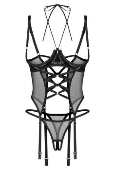 Корсет з відкритим бюстом Obsessive Chic Amoria corset  — купити в InSecret.ua 2