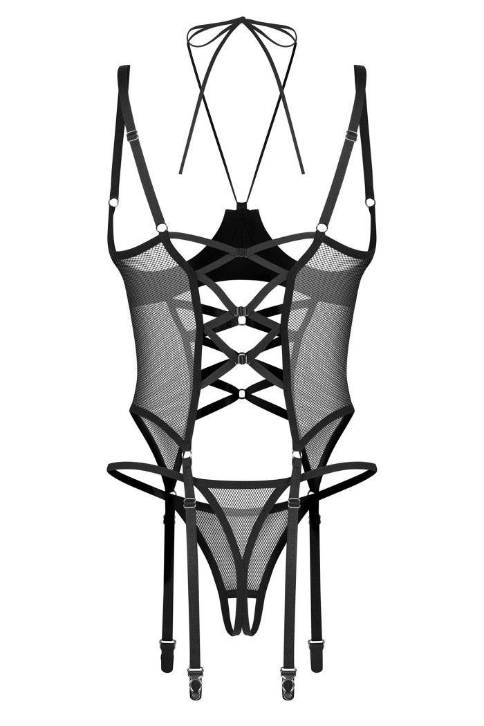 Корсет з відкритим бюстом Obsessive Chic Amoria corset  — купити в InSecret.ua