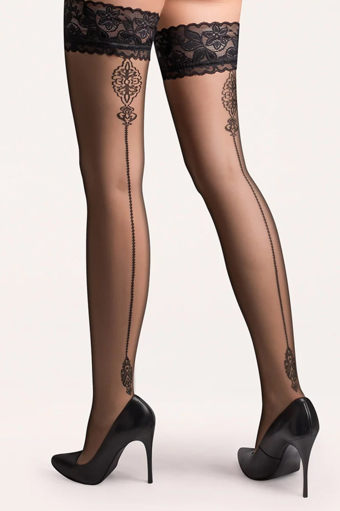 Панчохи в горошок Gabriella Kara 20 den  — купити в InSecret.ua