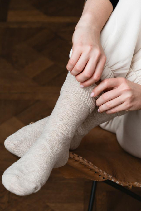 Шкарпетки теплі з вовни з візерунком STEVEN 093 Wool Wzor — купити в InSecret.ua