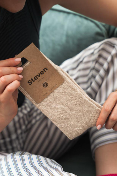 Шкарпетки теплі з вовни з візерунком STEVEN 093 Wool Wzor — купити в InSecret.ua