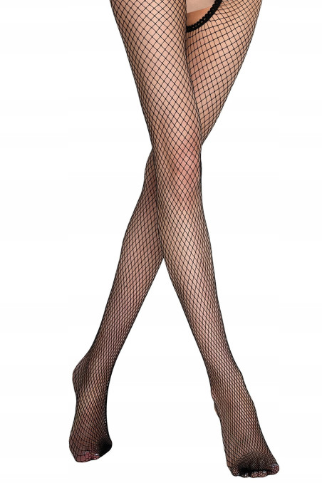 Колготки в сіточку з вирізом MARILYN RAJSTOPY H02  — купити в InSecret.ua