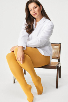 Колготки щільні великого розміру кольорові Mona Elizabeth ll 70  — купити в InSecret.ua