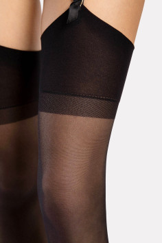 Панчохи під пояс з принтом Fiore Losagne 20 den  — купити в InSecret.ua 2