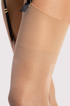 Панчохи під пояс з принтом Fiore Losagne 20 den  — купити в InSecret.ua