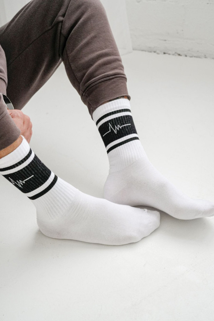 Шкарпетки чоловічі з принтом Ведмедик Milena 0125.109  — купити в InSecret.ua