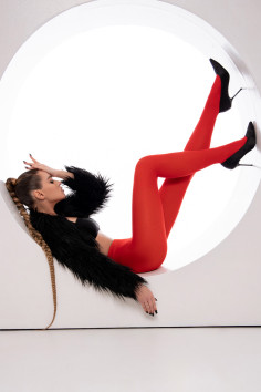 Колготки кольорові із мікрофібри Giulia Samba 40d  — купити в InSecret.ua