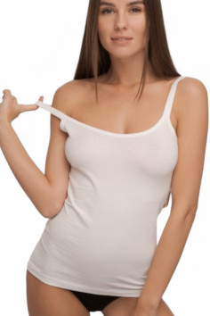 Майка женская на тонких бретелях Luna L009t Reina | InSecret.ua