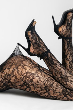 Колготки мереживні сітка InSecret Panna 0123 Flowers  — купити в InSecret.ua