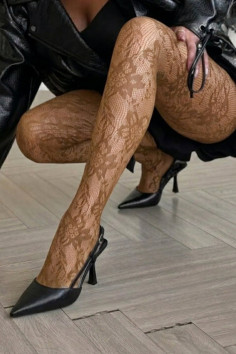 Колготки мереживні сітка InSecret Panna 0123 Flowers  — купити в InSecret.ua