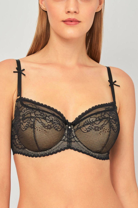 Бюстгальтер-балконет гладкий с Push-Up Luna L1512A0 Sandro | InSecret.ua