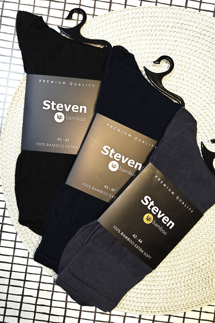Шкарпетки бамбукові без тиску Steven 165  — купити в InSecret.ua