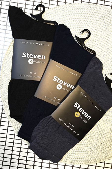 Шкарпетки бамбукові без тиску Steven 165  — купити в InSecret.ua