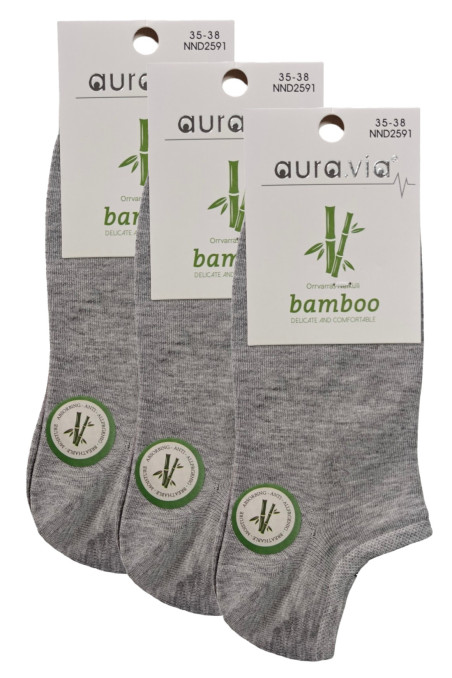 Носки бамбуковые короткие Aura.Via NND2591 Bamboo (3 пары) | InSecret.ua