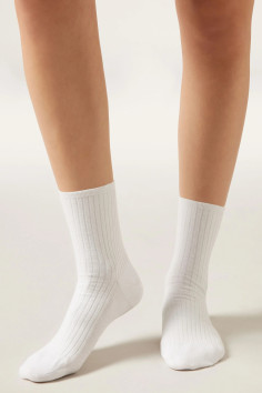 Шкарпетки в рубчик бавовняні Aura.Via NP315-1  — купити в InSecret.ua