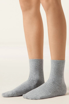 Шкарпетки в рубчик бавовняні Aura.Via NP315-1  — купити в InSecret.ua