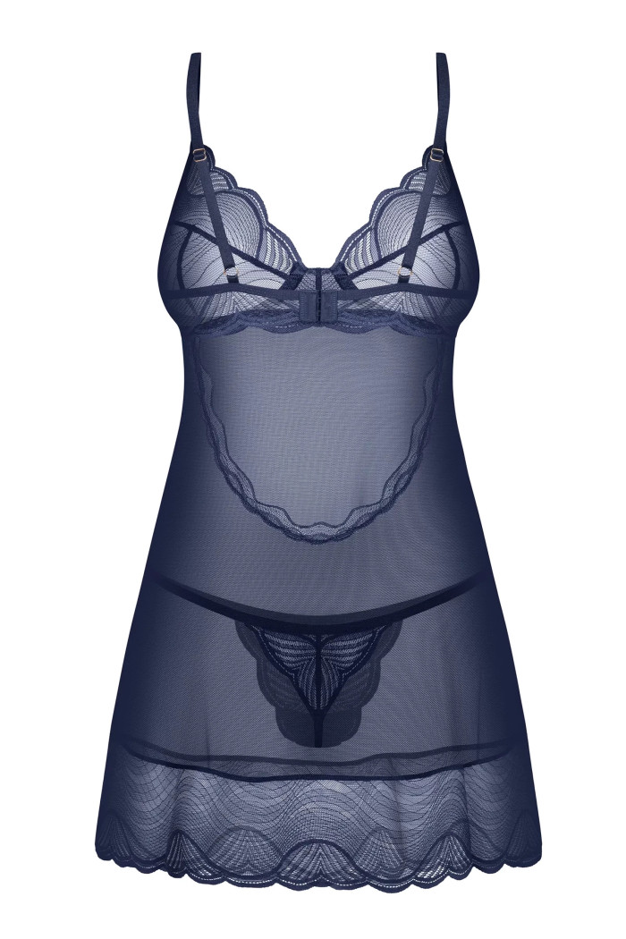 Пеньюар прозрачный с трусиками Obsessive Latinesa babydoll | InSecret.ua