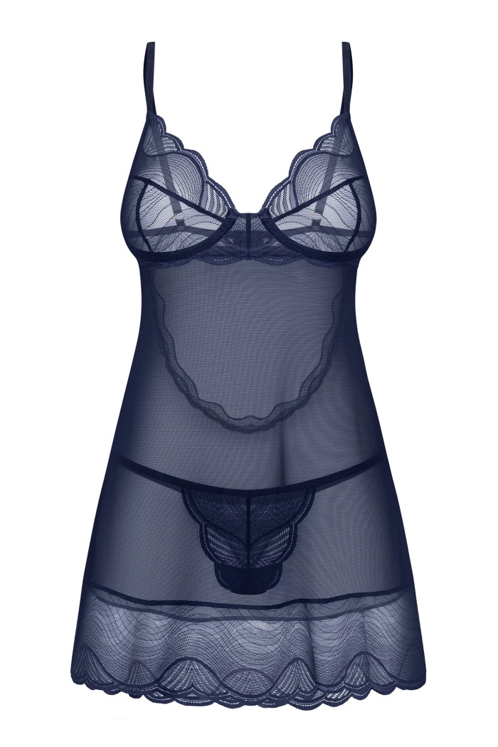 Пеньюар прозрачный с трусиками Obsessive Latinesa babydoll | InSecret.ua