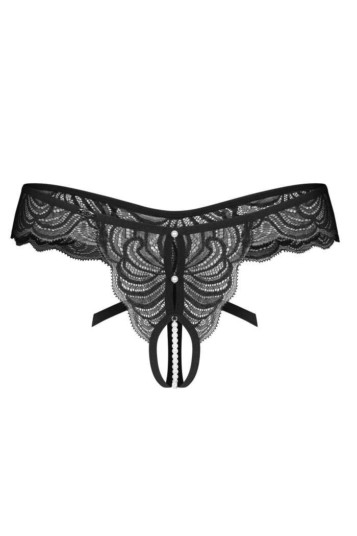Трусики-бразилианы с вырезом Obsessive Contica otwarte | InSecret.ua
