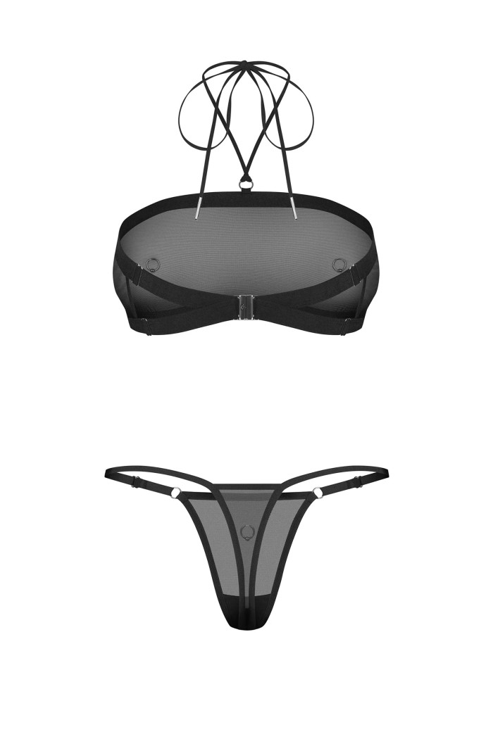 Комплект белья прозрачный Obsessive Latinesa set | InSecret.ua