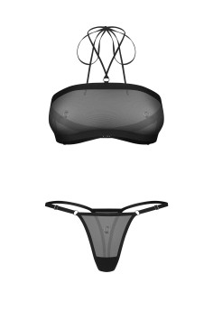 Комплект белья прозрачный Obsessive Latinesa set | InSecret.ua 2