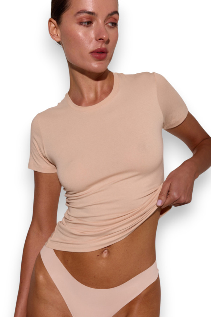 Футболка жіноча облягаюча Luna L008 Laura  — купити в InSecret.ua