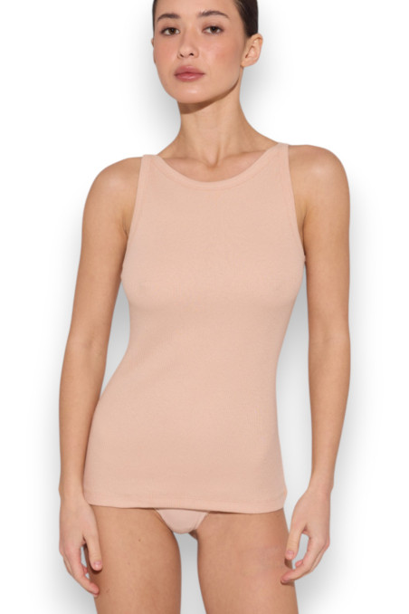 Майка жіноча в рубчик Luna L016R Sara  — купити в InSecret.ua