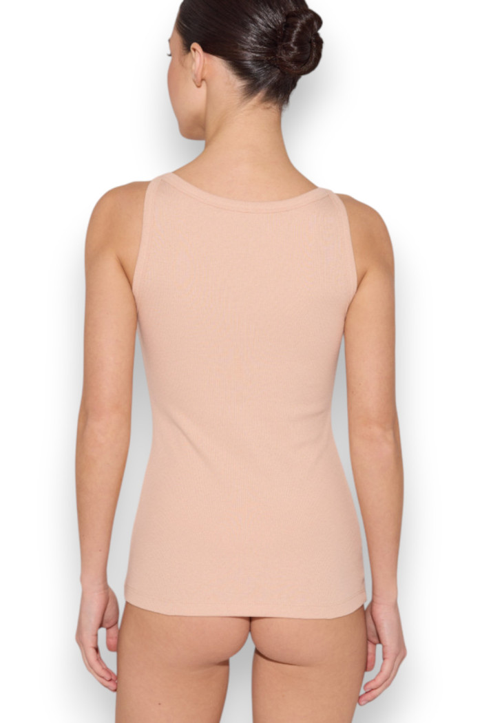 Майка жіноча в рубчик Luna L016R Sara  — купити в InSecret.ua