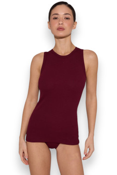 Майка женская в рубчик Luna L019R Reseda | InSecret.ua