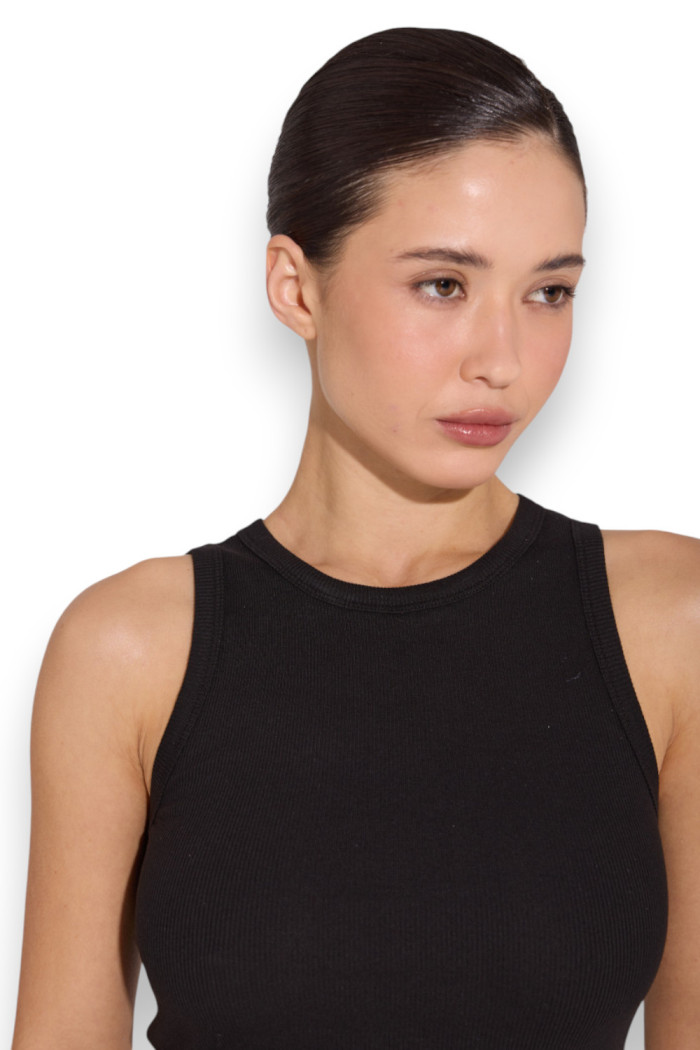 Майка жіноча в рубчик Luna L019R Reseda  — купити в InSecret.ua