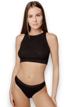 Топ женский хлопковый в рубчик Luna L012R Arcelia | InSecret.ua