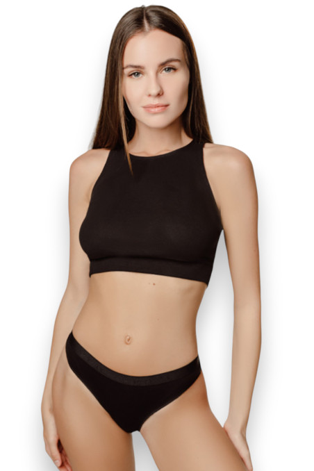 Топ жіночий бавовняний в рубчик Luna L012R Arcelia — купити в InSecret.ua