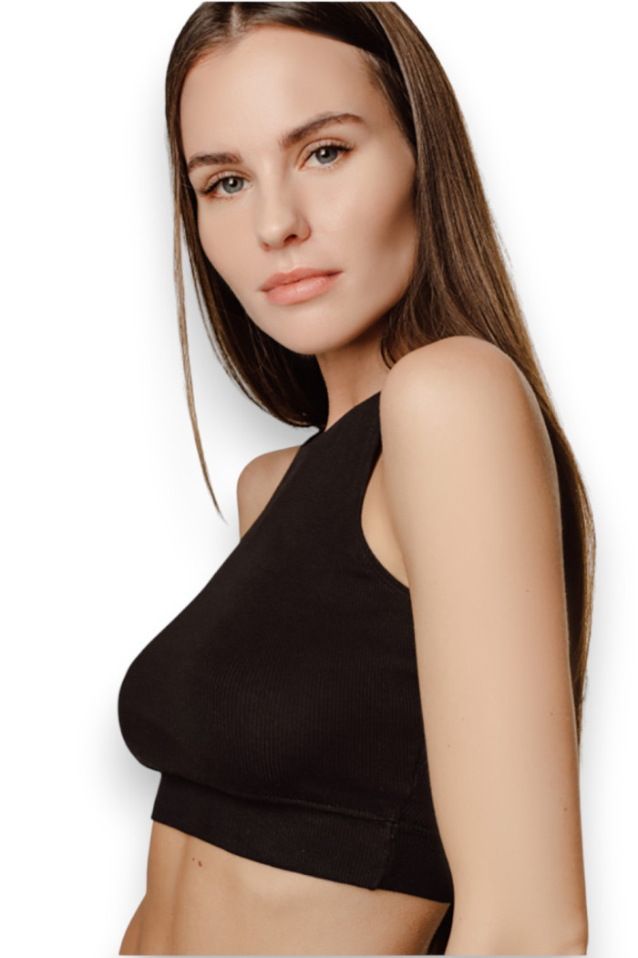 Топ жіночий бавовняний в рубчик Luna L012R Arcelia — купити в InSecret.ua
