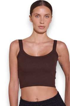 Топ жіночий бавовняний в рубчик Luna L012R Arcelia  — купити в InSecret.ua