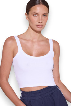 Топ жіночий бавовняний в рубчик Luna L012R Arcelia  — купити в InSecret.ua