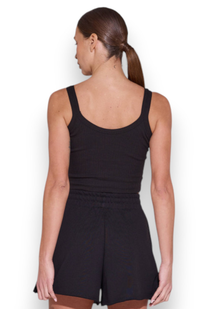 Топ жіночий бавовняний в рубчик Luna L012R Arcelia  — купити в InSecret.ua