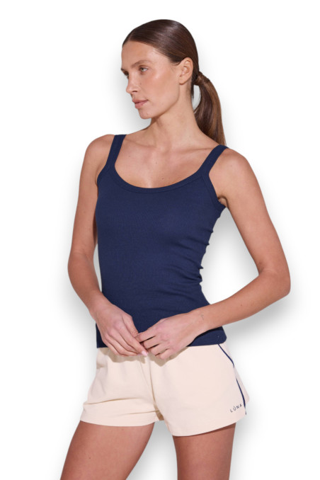 Майка жіноча в рубчик Luna L037r Vanda  — купити в InSecret.ua