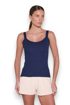 Майка жіноча в рубчик Luna L037r Vanda  — купити в InSecret.ua