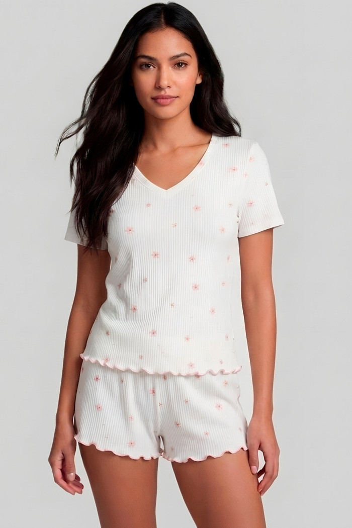 Піжама жіноча з принтом Цукерки Cornette 365/296 Chocolat  — купити в InSecret.ua