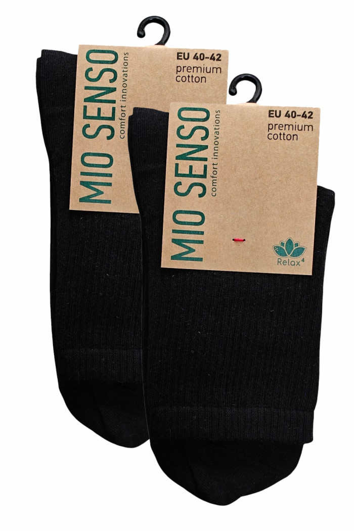 Шкарпетки високі з резинкою в рубчик MasterStep 0251 Unisex  — купити в InSecret.ua