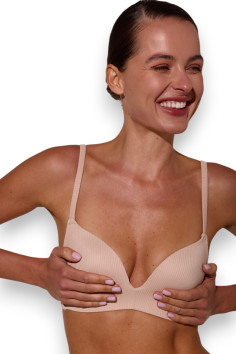 Бюстгальтер ущільнений в рубчик Luna L1527A San  — купити в InSecret.ua