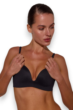 Бюстгальтер ущільнений в рубчик Luna L1527A San  — купити в InSecret.ua