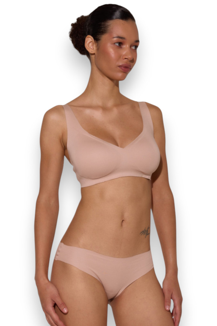 Бюстгальтер-топ бесшовный хлопковый Luna L1529A Mila | InSecret.ua